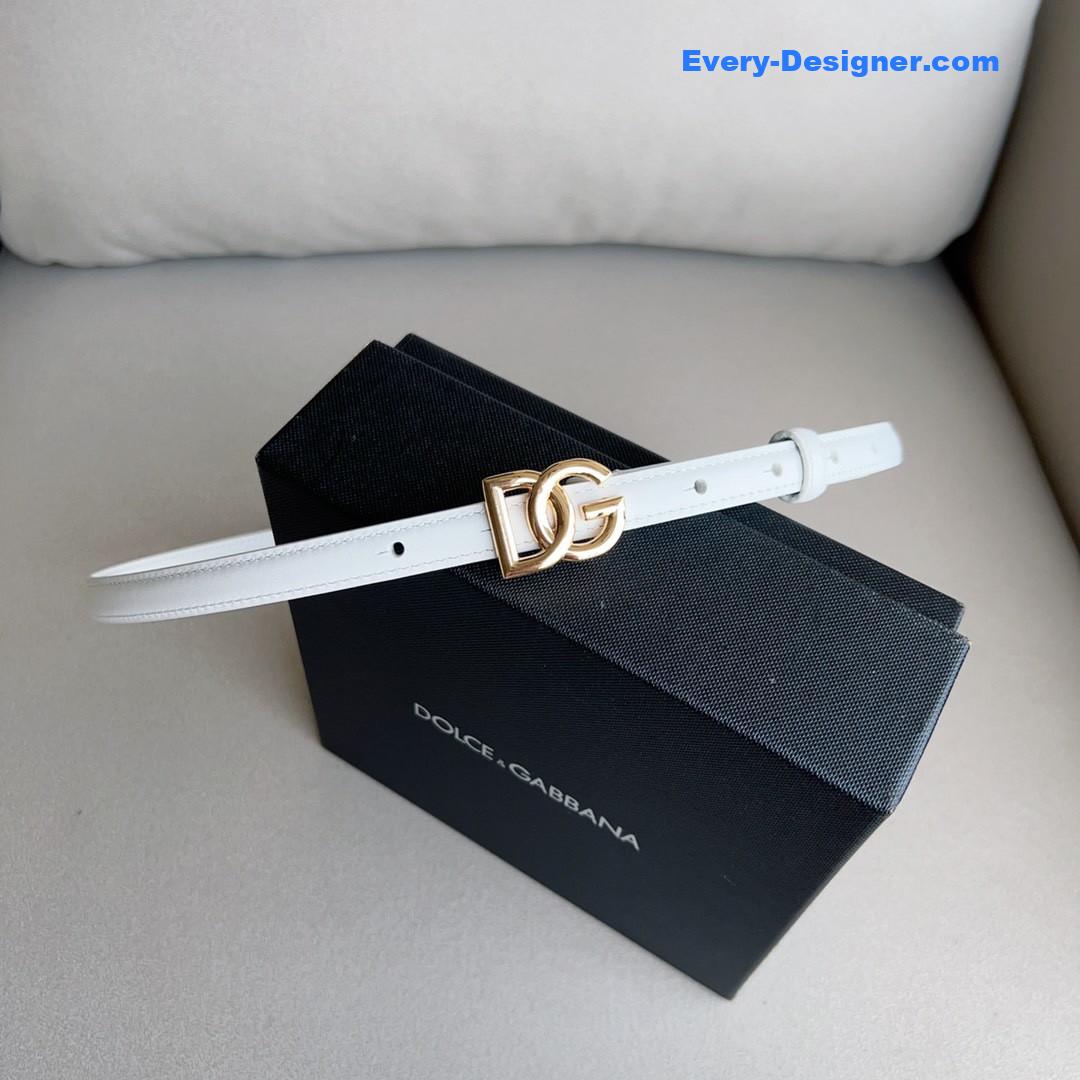 Dolce & Gabbana d&g Antique Gold Gancini Buckle Belt