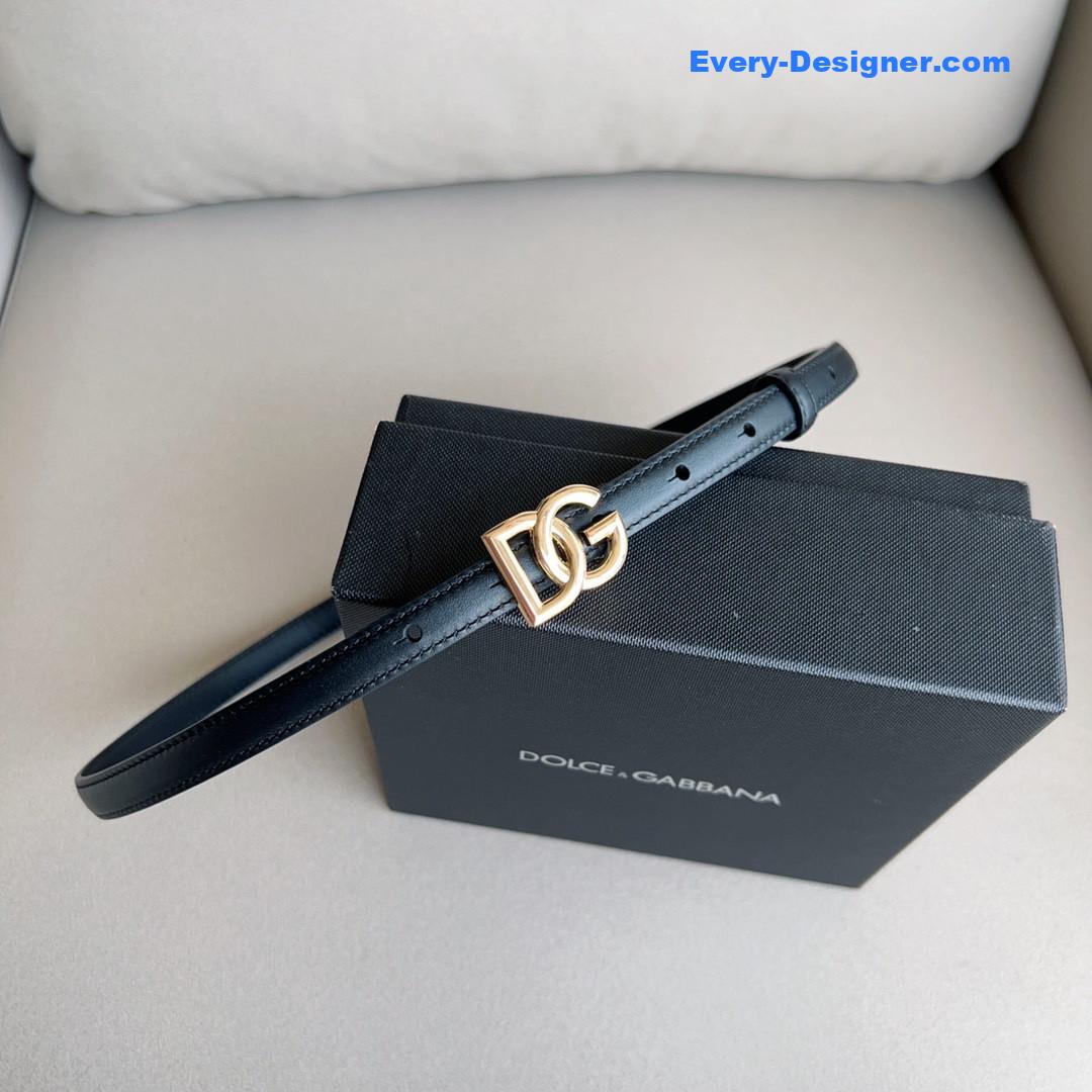 Dolce & Gabbana d&g Antique Gold Gancini Buckle Belt