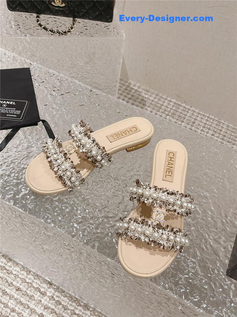 CC hot style double c sandals and slippers