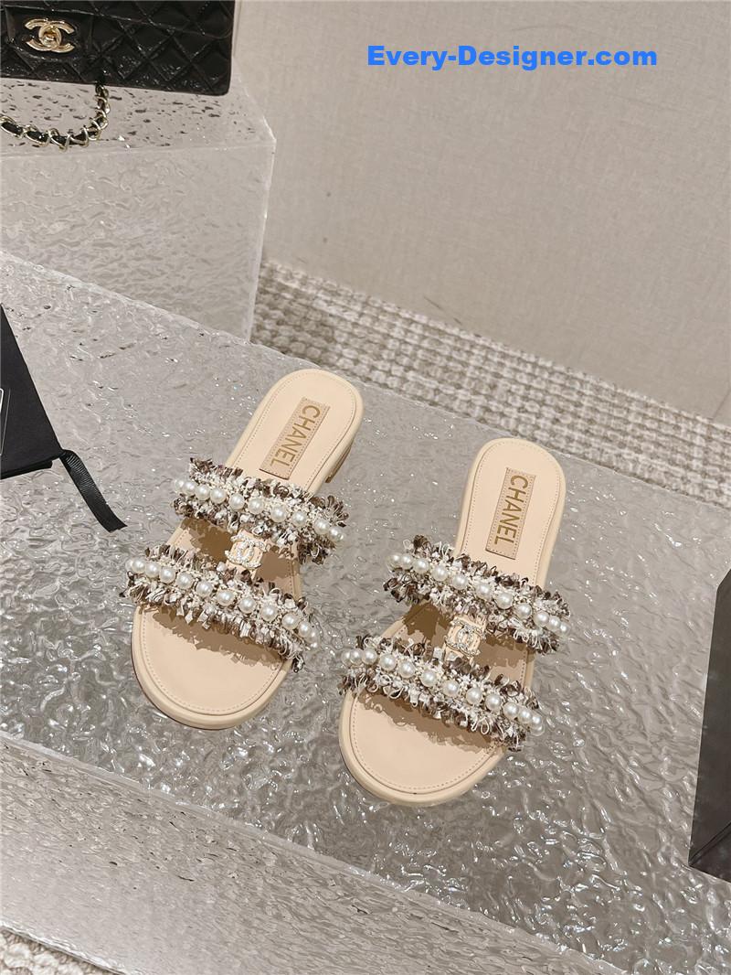 CC hot style double c sandals and slippers