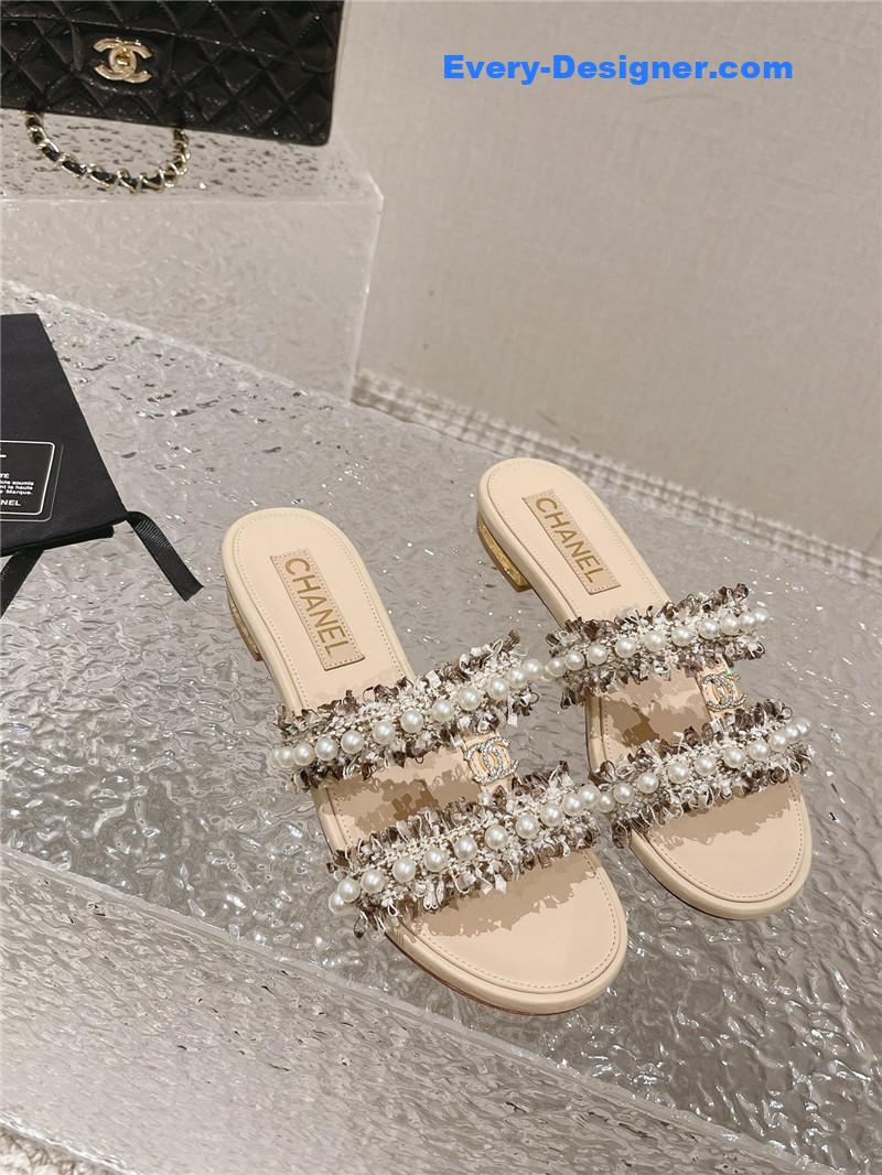 CC hot style double c sandals and slippers