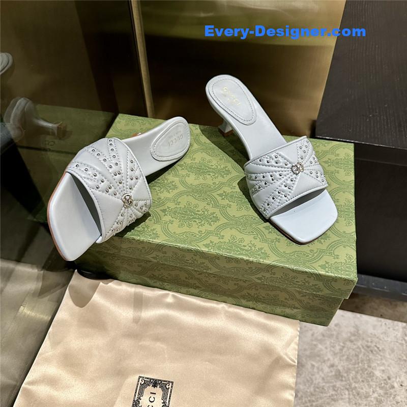 Gvc*1 high heel fish mouth sandals and slippers