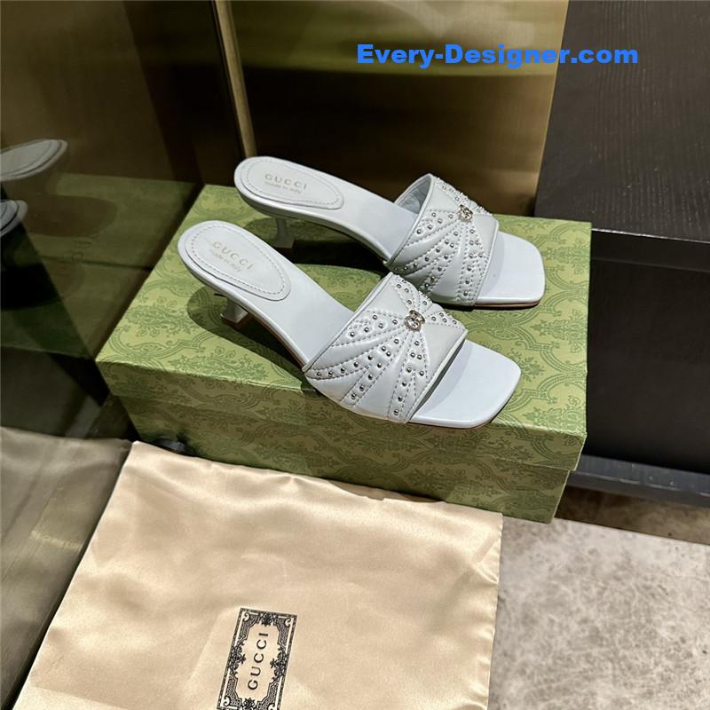 Gvc*1 high heel fish mouth sandals and slippers