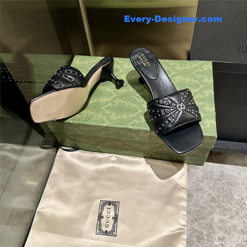 Gvc*1 high heel fish mouth sandals and slippers