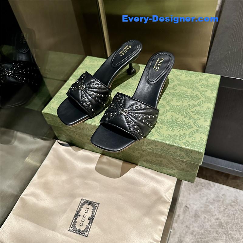 Gvc*1 high heel fish mouth sandals and slippers