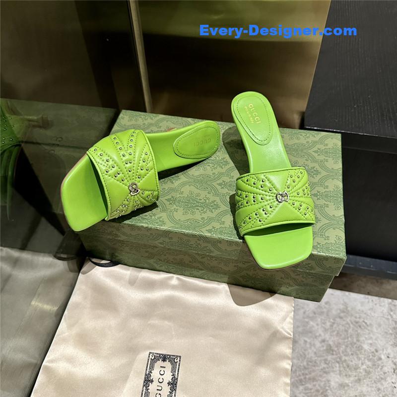 Gvc*1 high heel fish mouth sandals and slippers