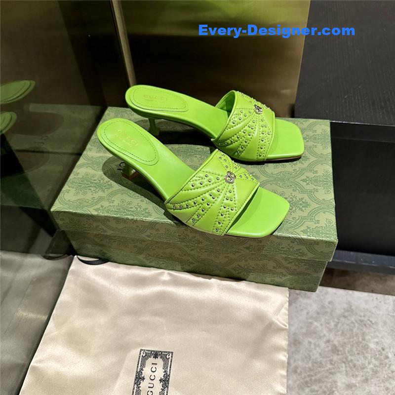 Gvc*1 high heel fish mouth sandals and slippers