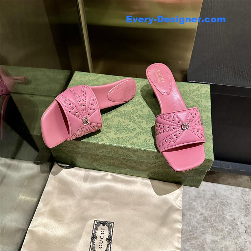 Gvc*1 high heel fish mouth sandals and slippers