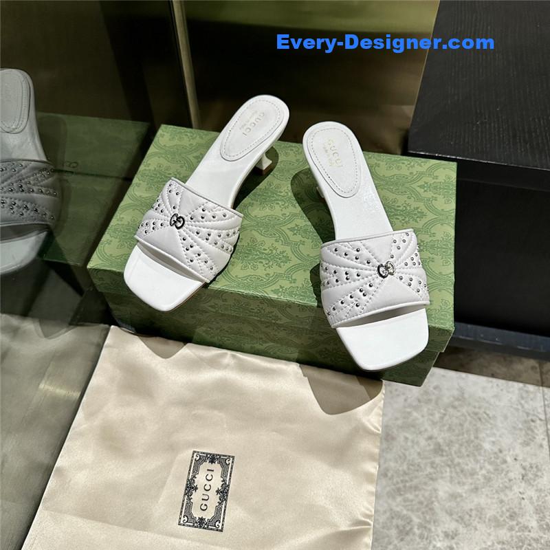 Gvc*1 high heel fish mouth sandals and slippers