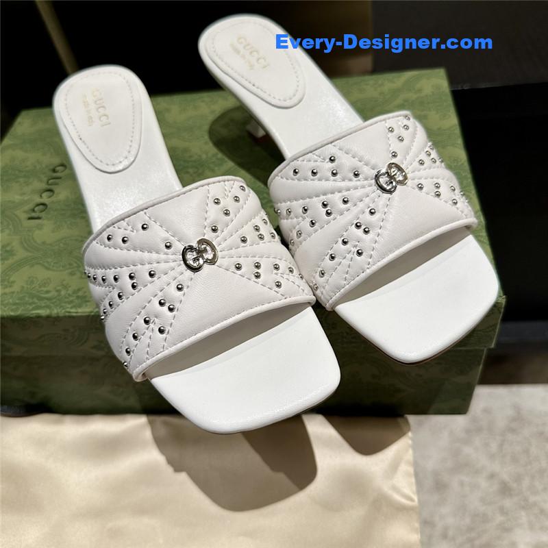 Gvc*1 high heel fish mouth sandals and slippers