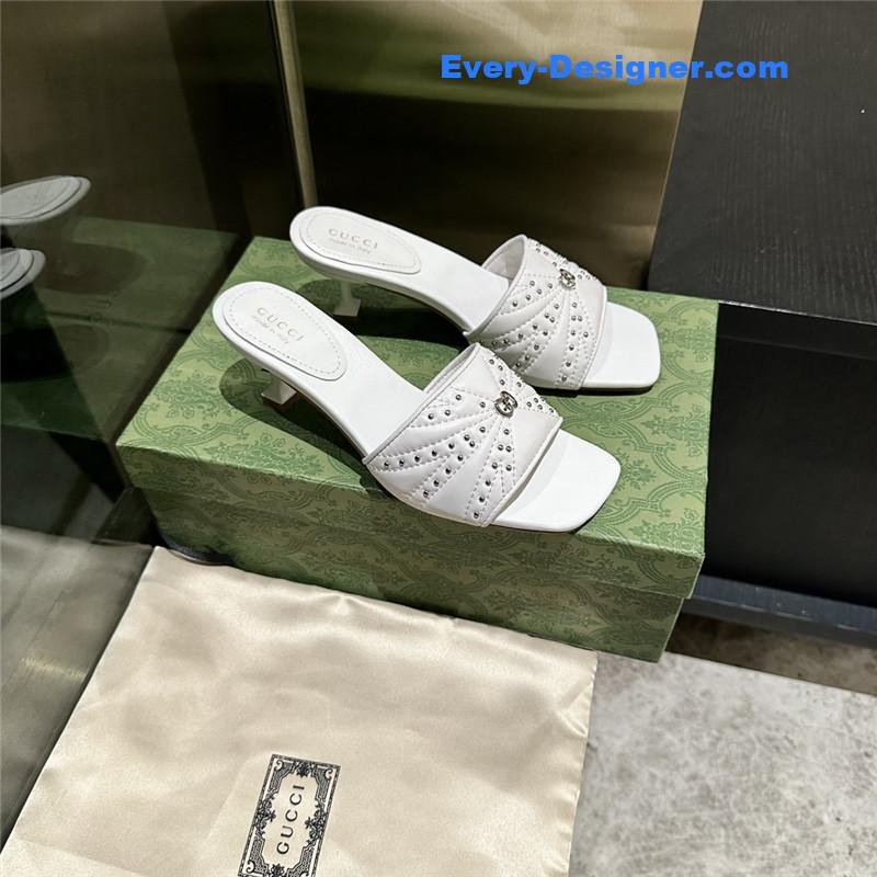 Gvc*1 high heel fish mouth sandals and slippers