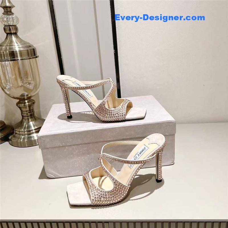 j1m*y ch00 hot D1am0nd series high-heeled sandals