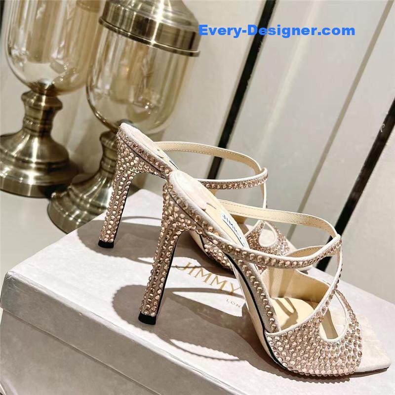 j1m*y ch00 hot D1am0nd series high-heeled sandals