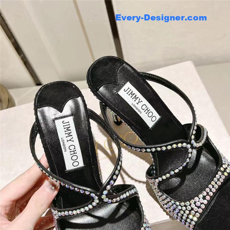 j1m*y ch00 hot D1am0nd series high-heeled sandals