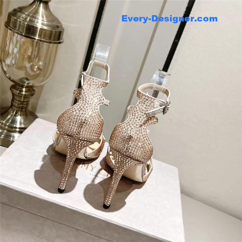 j1m*y ch00 hot D1am0nd series high-heeled sandals