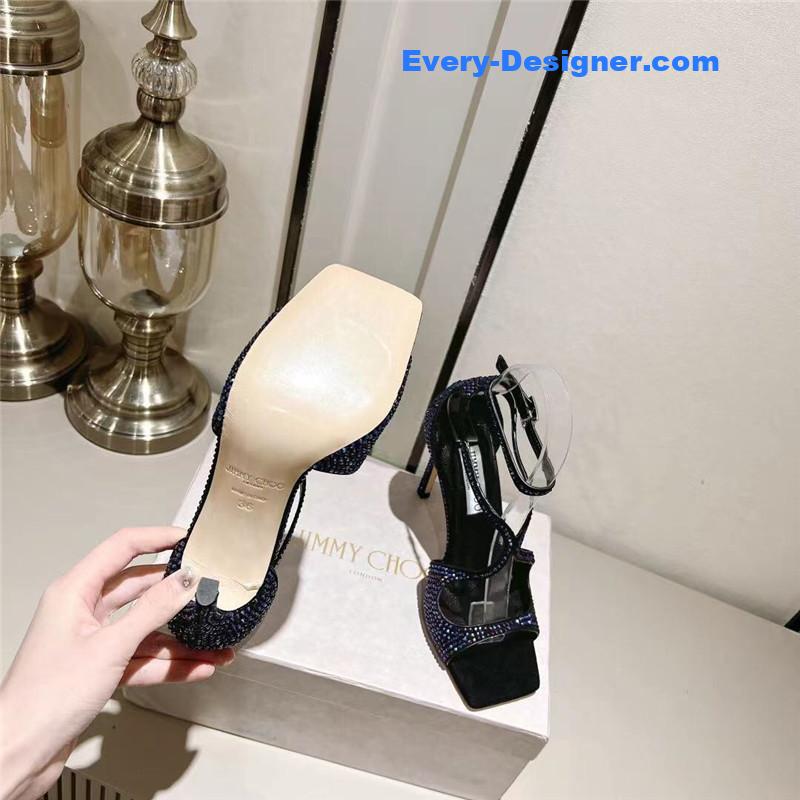 j1m*y ch00 hot D1am0nd series high-heeled sandals