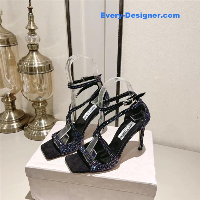 j1m*y ch00 hot D1am0nd series high-heeled sandals