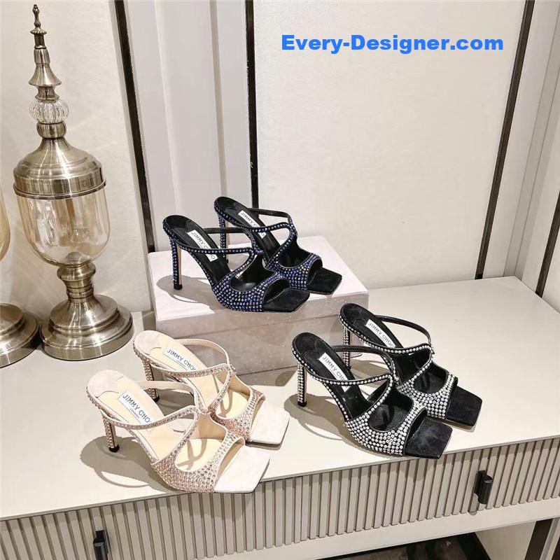 j1m*y ch00 hot D1am0nd series high-heeled sandals