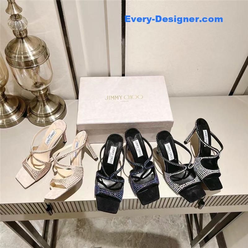 j1m*y ch00 hot D1am0nd series high-heeled sandals