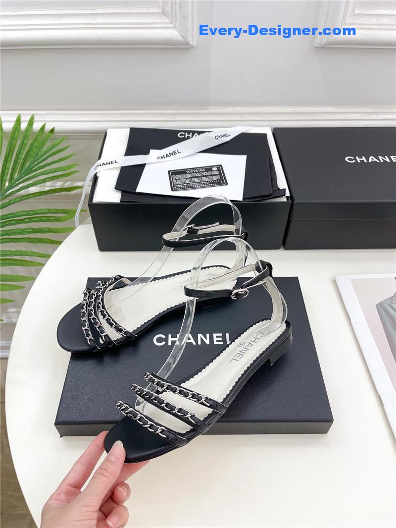 CC counter catwalk style chain sandals