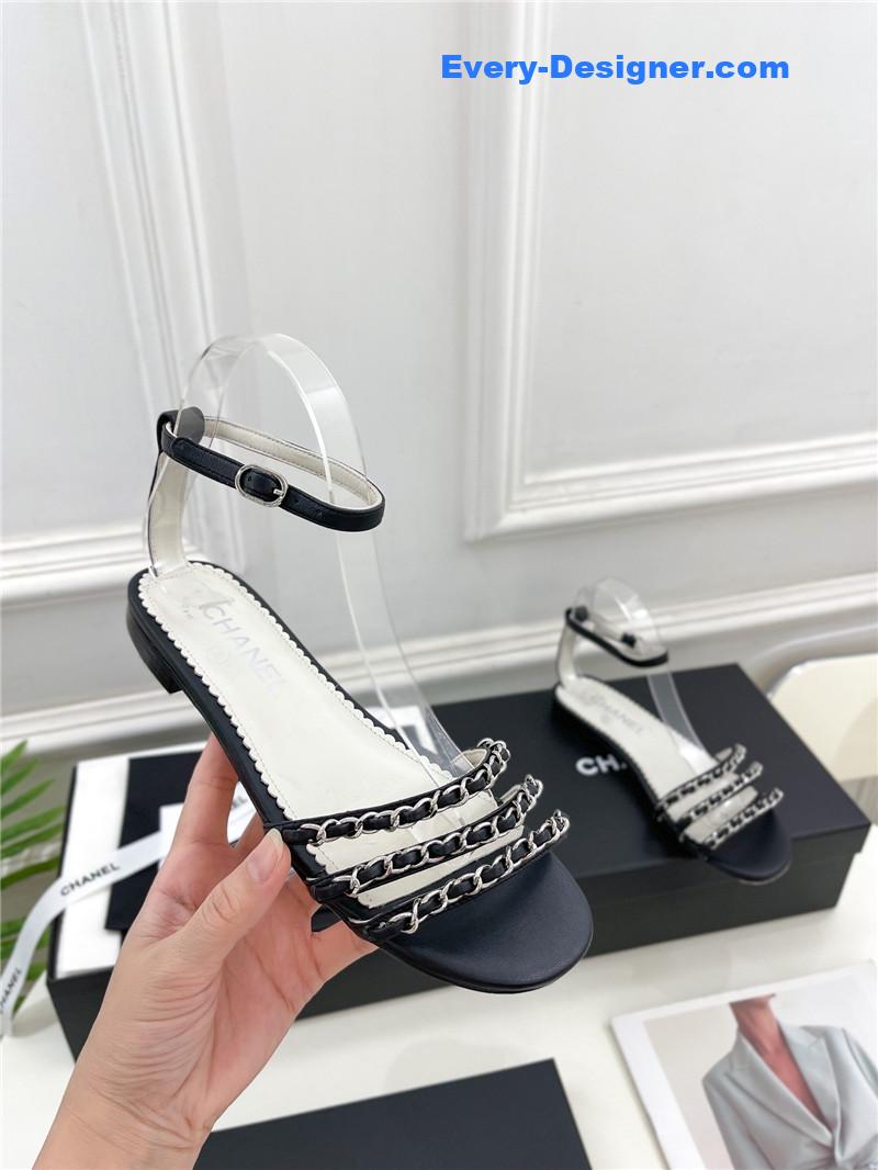 CC counter catwalk style chain sandals