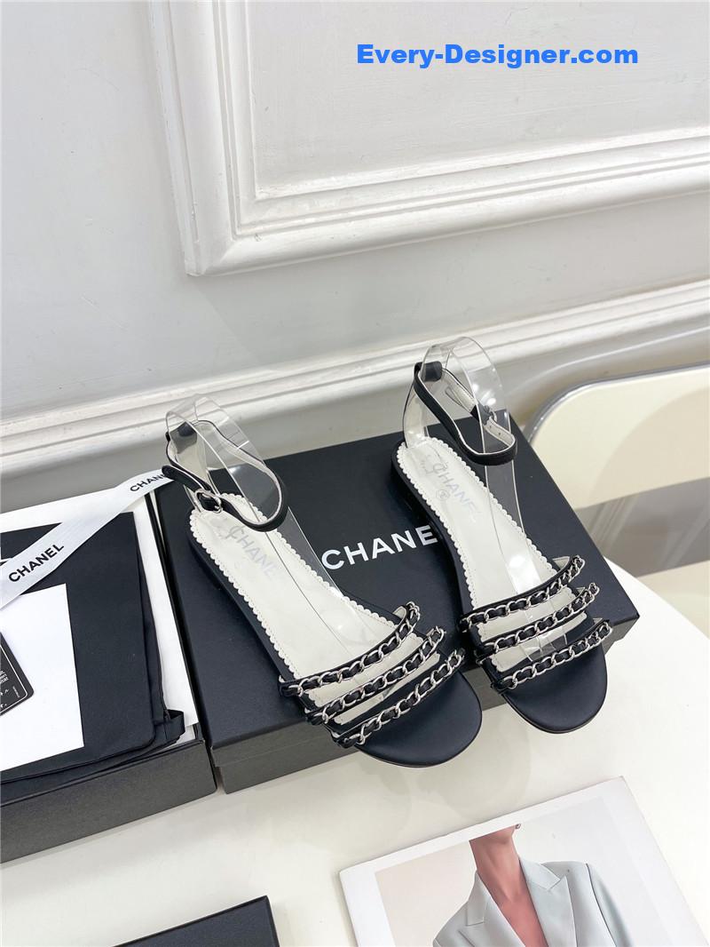 CC counter catwalk style chain sandals
