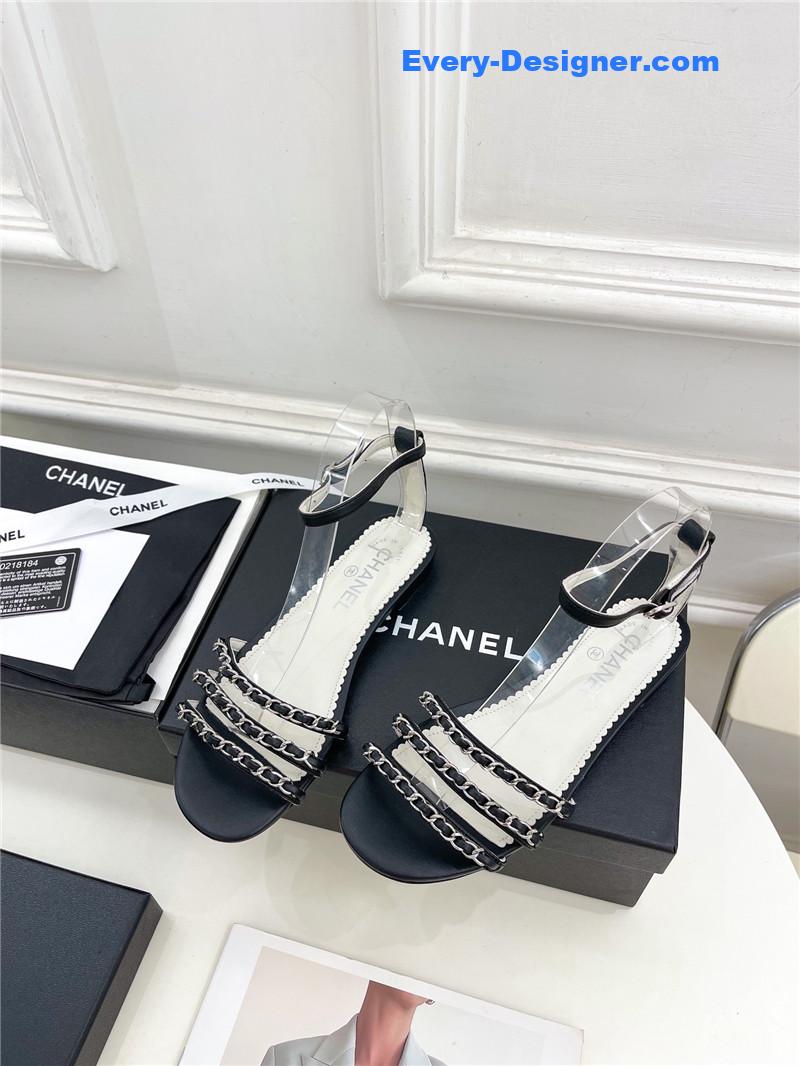 CC counter catwalk style chain sandals