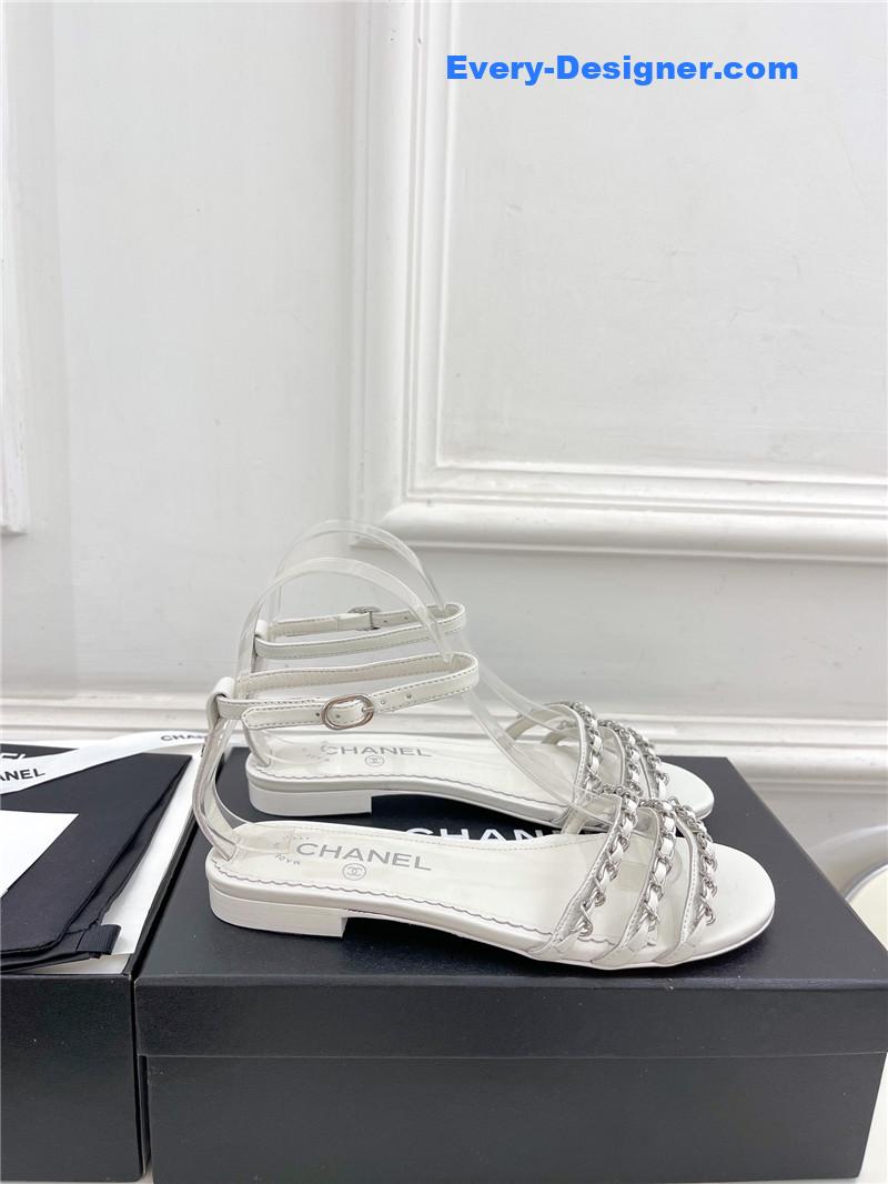 CC counter catwalk style chain sandals