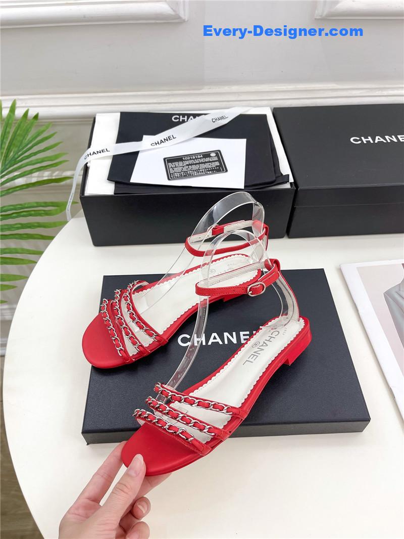 CC counter catwalk style chain sandals