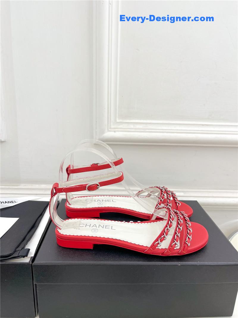 CC counter catwalk style chain sandals