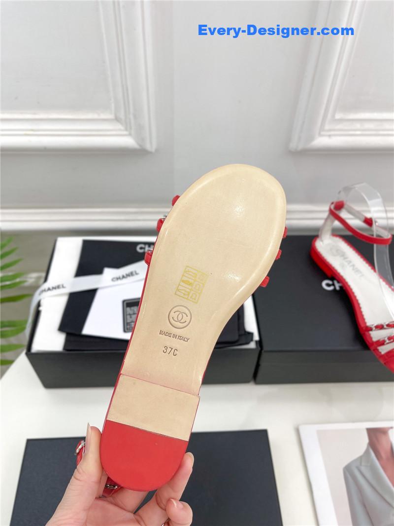 CC counter catwalk style chain sandals