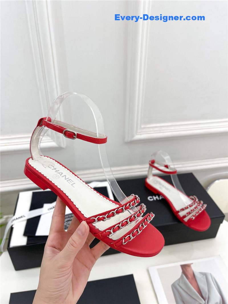 CC counter catwalk style chain sandals