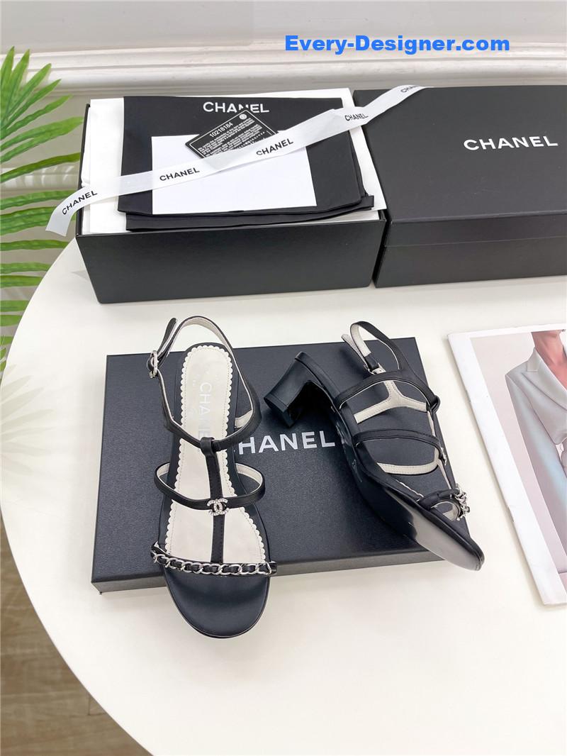 CC counter catwalk style chain sandals
