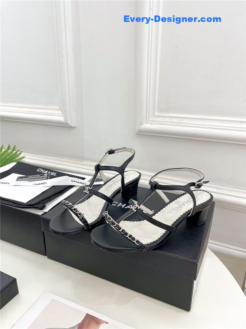 CC counter catwalk style chain sandals