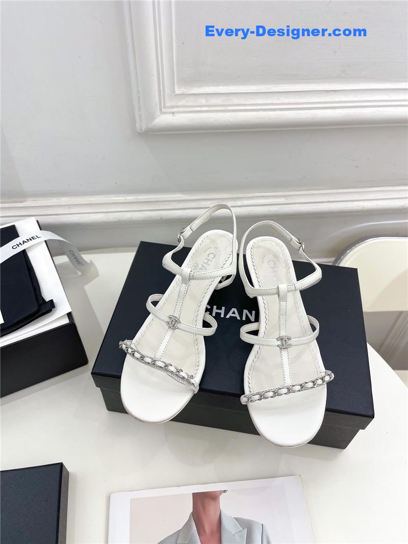 CC counter catwalk style chain sandals