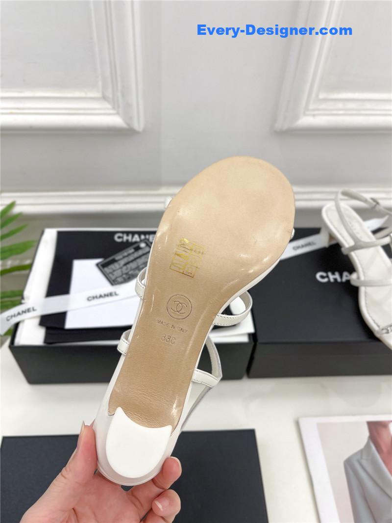 CC counter catwalk style chain sandals