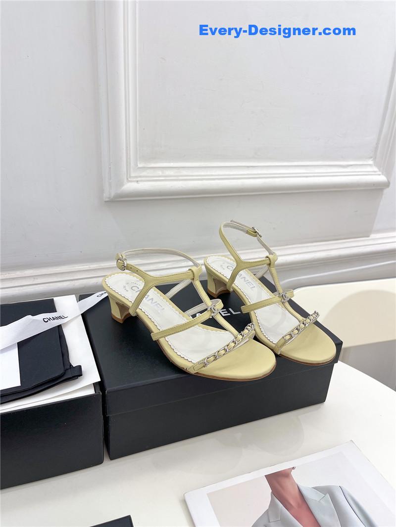 CC counter catwalk style chain sandals