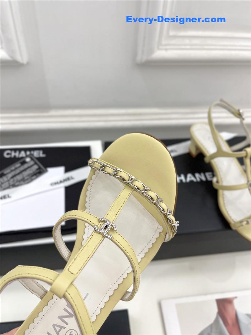CC counter catwalk style chain sandals