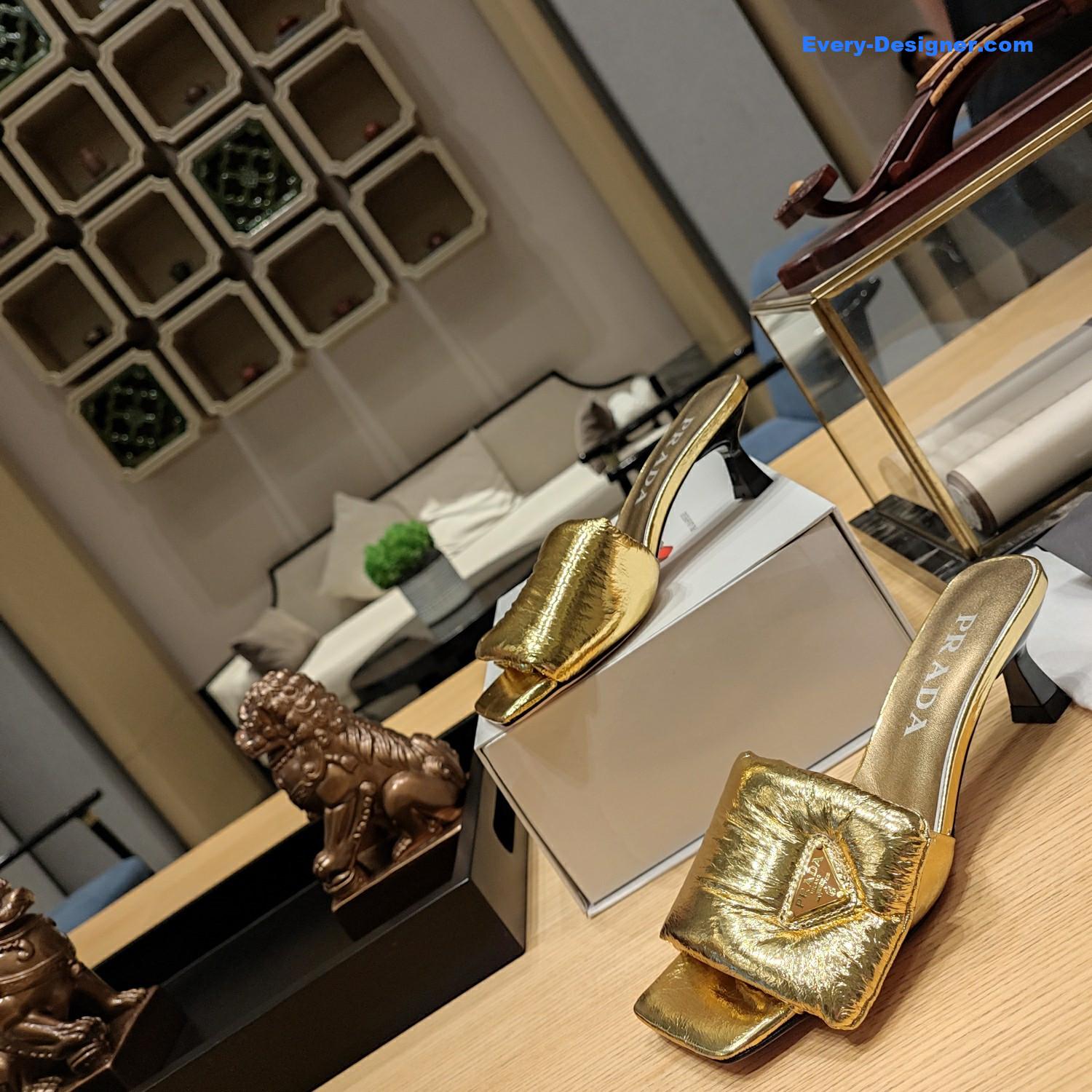 Pra*a macaron series explosive sandals