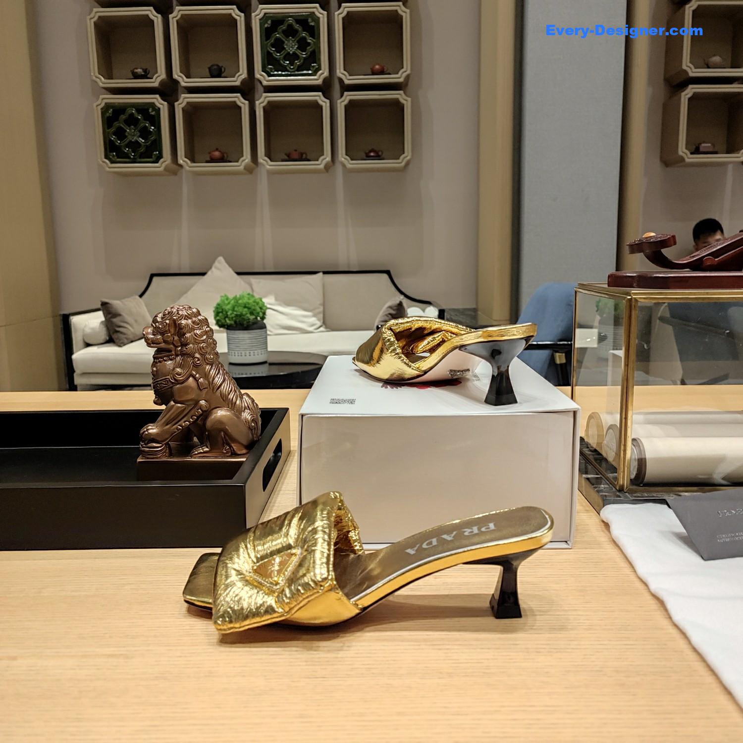 Pra*a macaron series explosive sandals