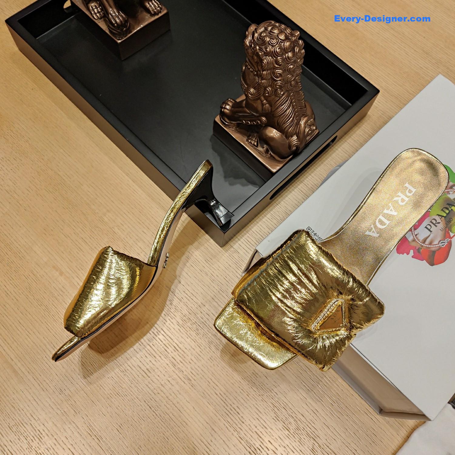 Pra*a macaron series explosive sandals