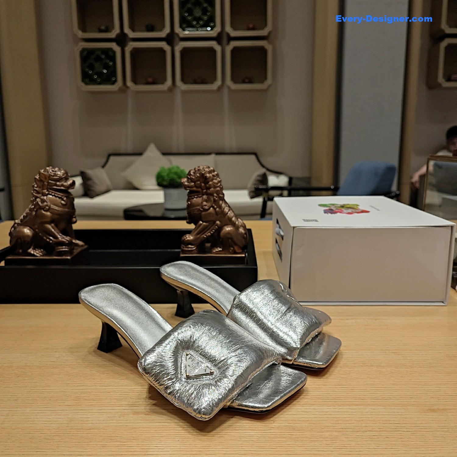 Pra*a macaron series explosive sandals