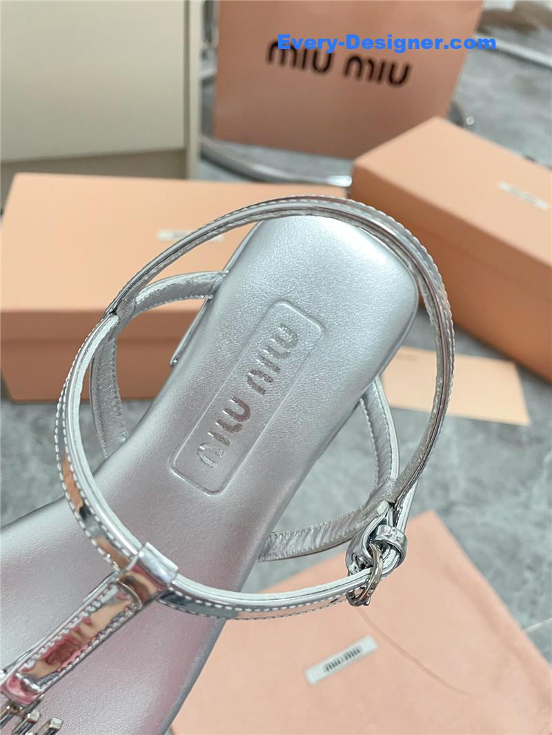 M1um1u spring and summer catwalk new sandals