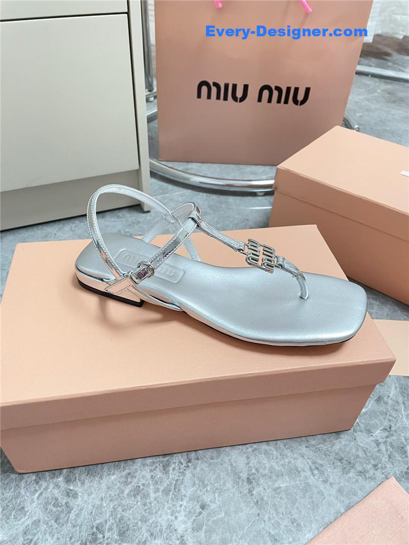 M1um1u spring and summer catwalk new sandals