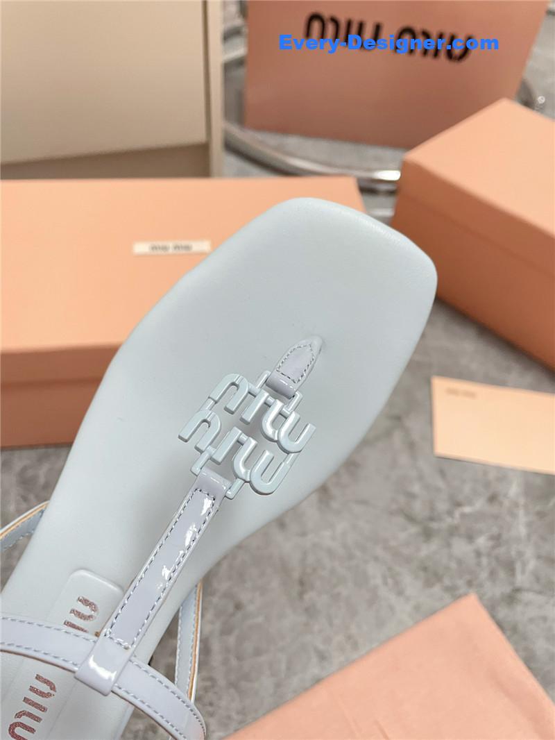 M1um1u spring and summer catwalk new sandals