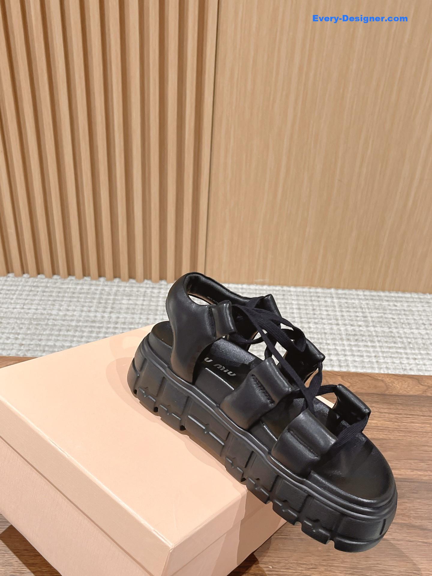 M1um1u spring and summer new casual strappy sandals