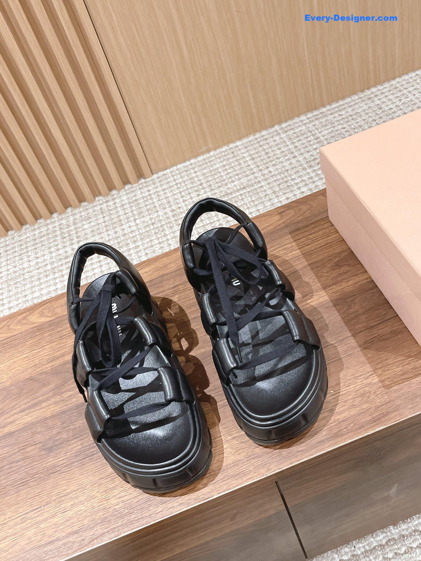 M1um1u spring and summer new casual strappy sandals