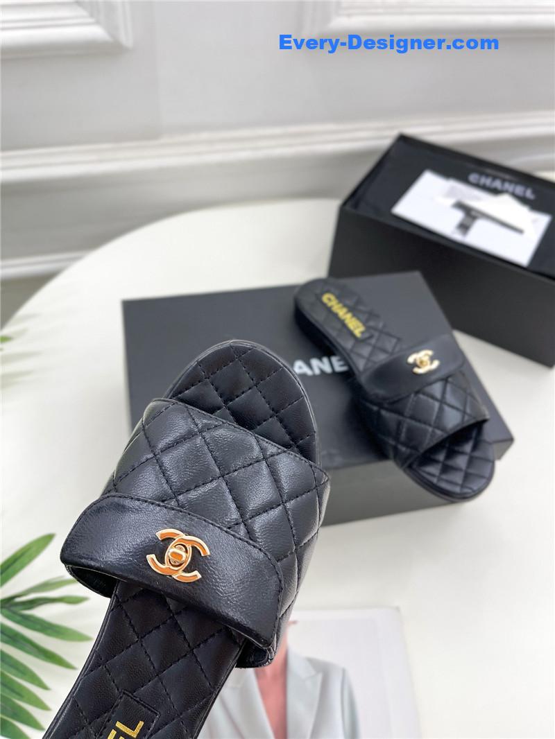 CC counter classic double C buckle slippers