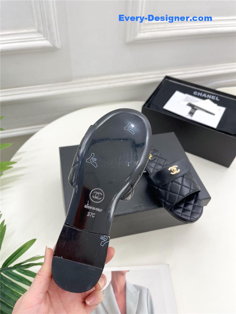 CC counter classic double C buckle slippers