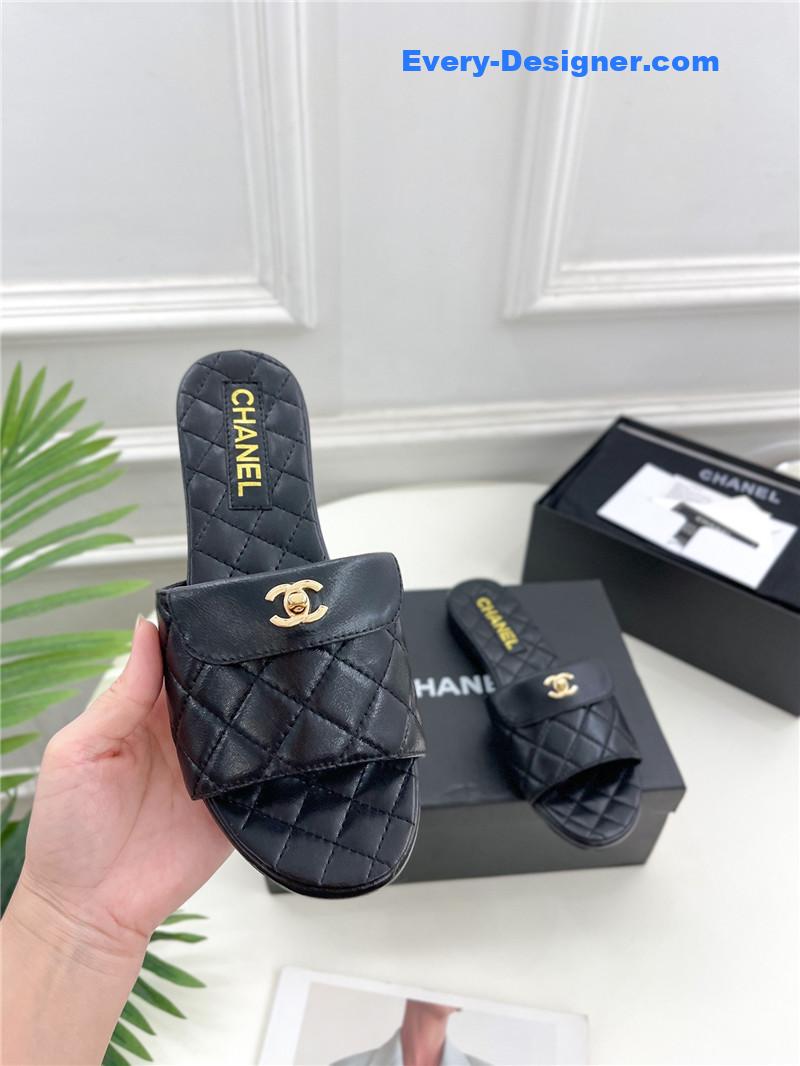 CC counter classic double C buckle slippers